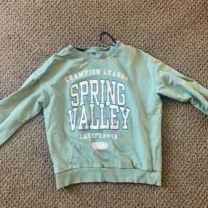 Sage green, H&M long sleeve